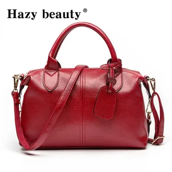 

Hazy Beauty Women Bag Quality Soft Leather Female Shoulder Bag Large Capacity Top-Handle Tote Bags Ladies' Messenger Bag Sac
