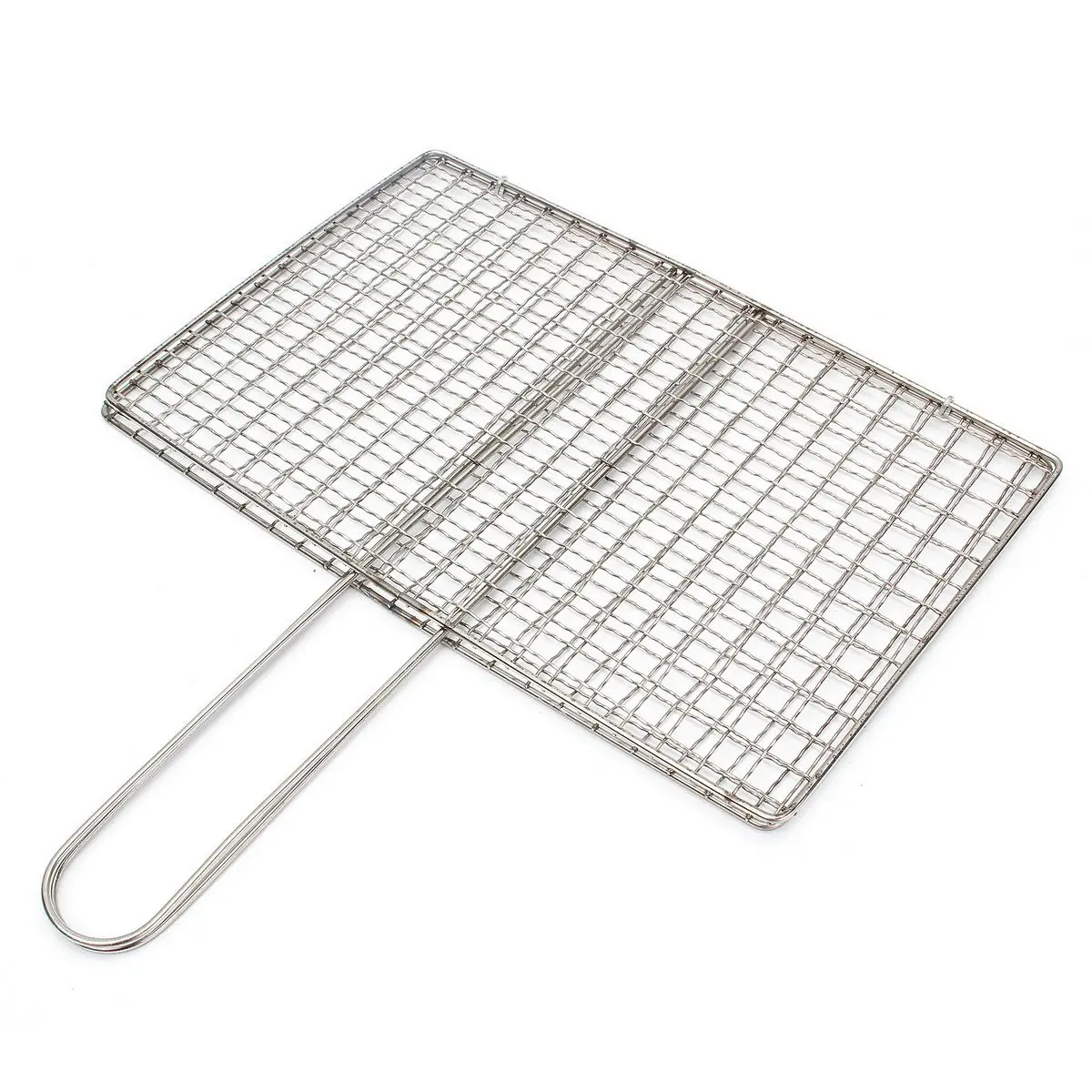 Steel Mesh Folder Grill Fish Rack Barbecue Net Accessories C9L2 