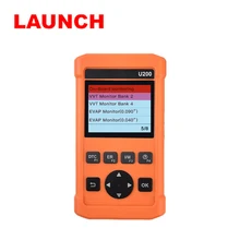 LAUNCH X431 U200 Full OBD2 Code Reader Scan Tool OBDII Auto Car Diagnostic Scanner tool Update Free by USB PK CReader 6001  