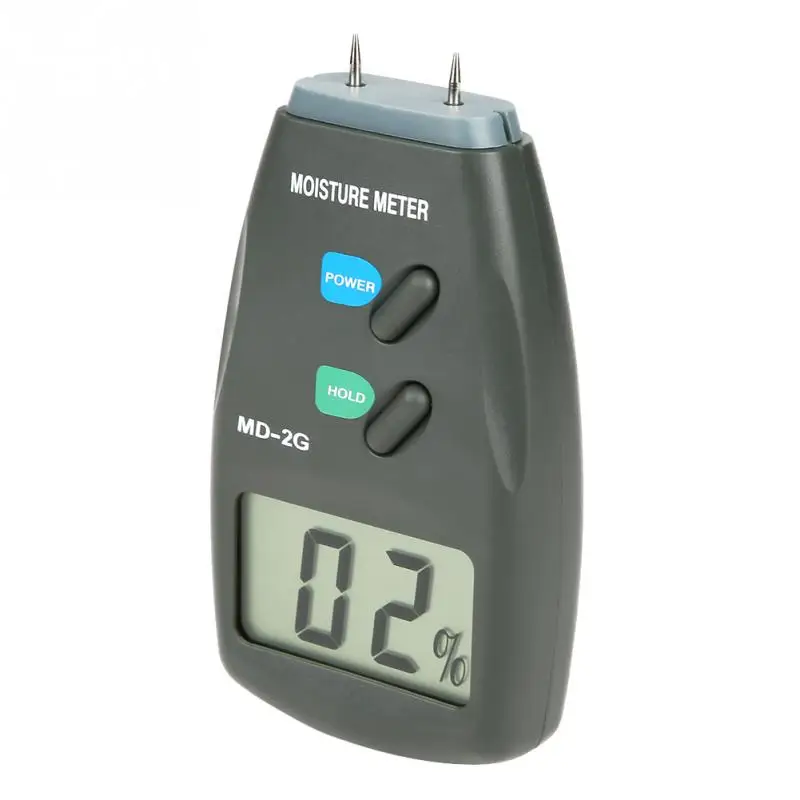 

MD-2G LCD Digital 2 Pin Wood Moisture Meter Detector Timber Hygrometer Humidity Tester High Quality New