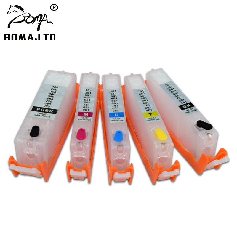 Картридж BOMA.LTD 580 581 XL Женский чернильный картридж для Canon PIXMA TS8150 TS8151 TS8152 TS8250 TS8251