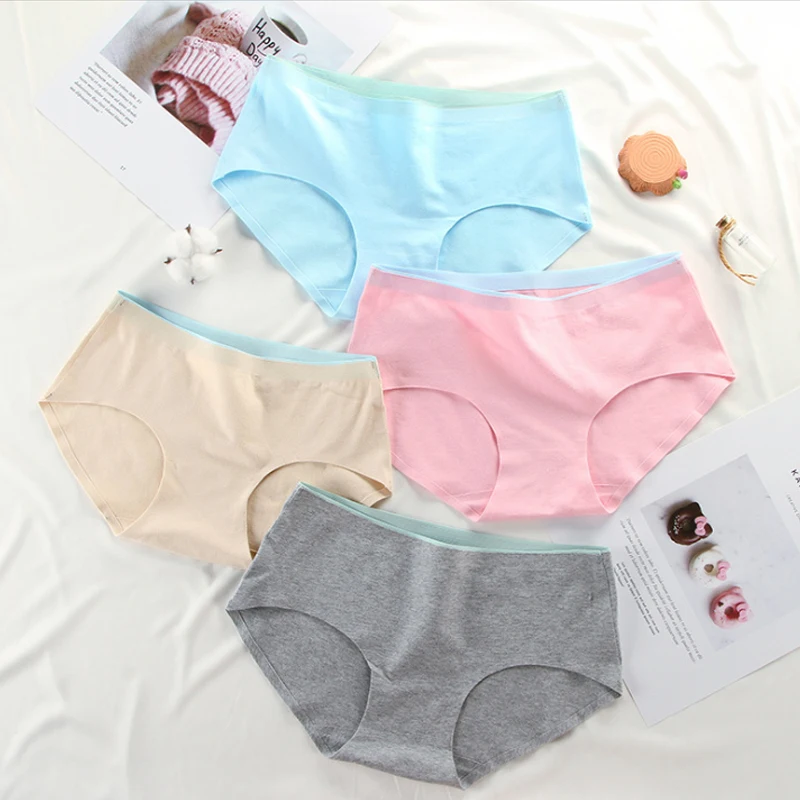 

High Quality Hot Sale Women Briefs Girl Seamless New Breathable Sexy Mid-Rise Cotton 1PC Popular lingerie Seamless Panties