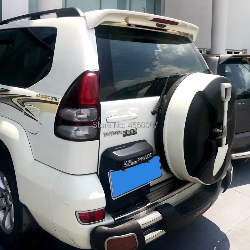 Для Toyota Prado FJ120 2700 спойлер из абс материала, Автомобильный задний спойлер для Prado FJ120 спойлер 2004-2012