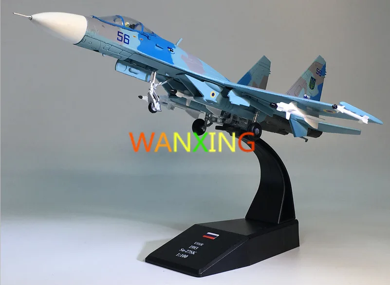 

Alloy Simulation Fighter 1:100 Static Model Su-27S Plastic Military Series Decoration Collection Gift Free Shipping