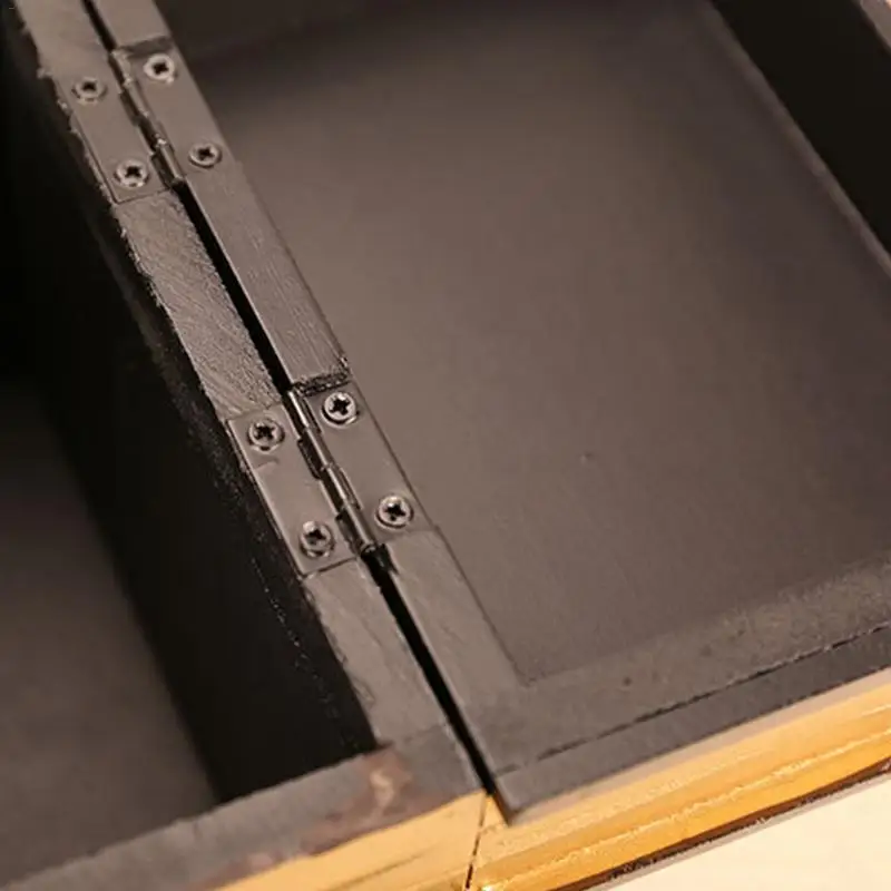 Винтажная секретная коробка для хранения, деревянный косметический ...