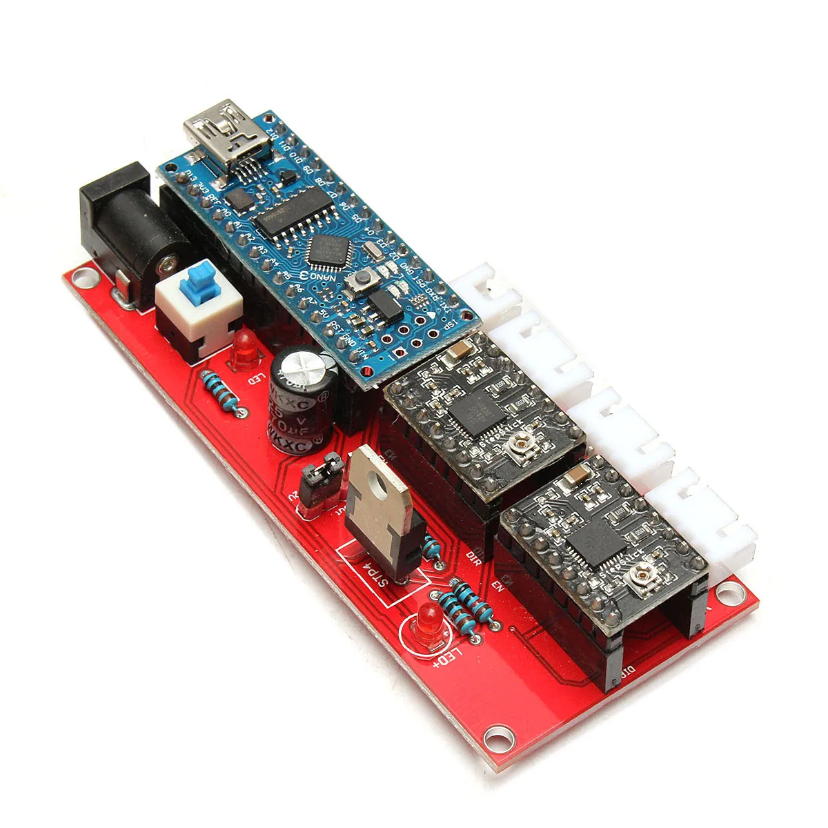  Tablero de Control USB de 2 ejes DIY CNC máquina de grabado láser controlador Panel de apoyo módulo