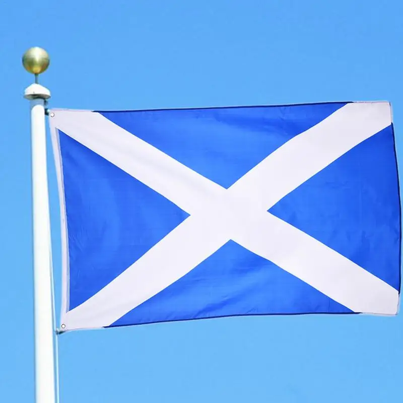 Флаг шотландского Креста 3x5 знамя Святого Валентина Saltire шотландский Вымпел