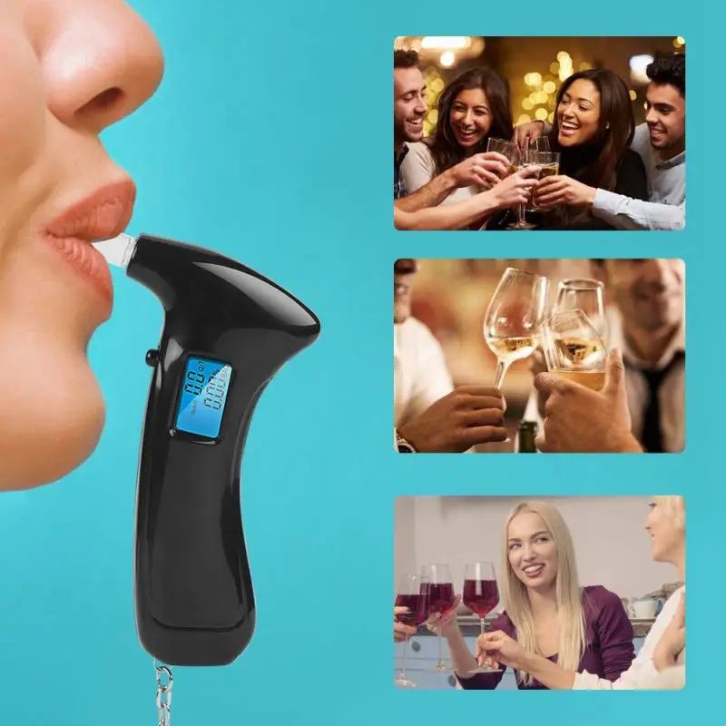 

Advance LCD Display Portable Digital Breathalyzer Police Breath Alcohol Tester