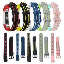 1 шт двойной цвет силиконовый сменный Ремешок Для Fitbit Alta наручный ремешок для спорта на открытом воздухе безопасности