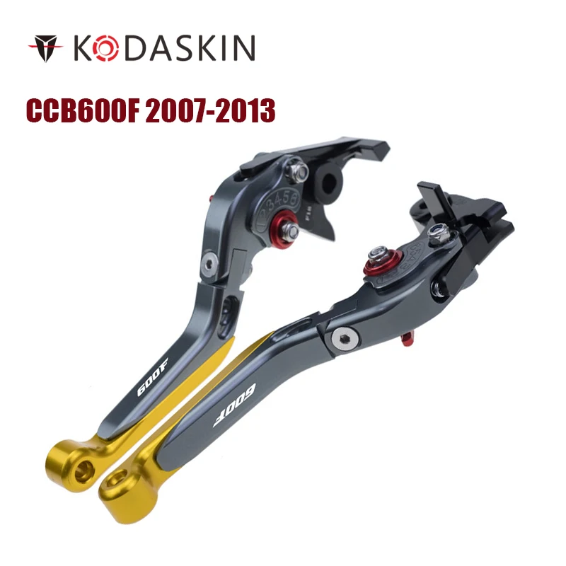 Складной выдвижной тормоз KODASKIN для Honda CB600F 2007 2013|Рычаги веревки и кабели| |