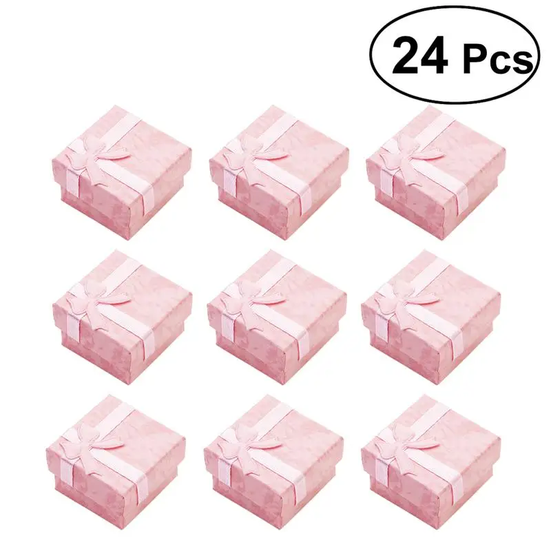 

24pcs Jewelery Organizers Storage Gift Boxes for Earring Bracelet Necklace