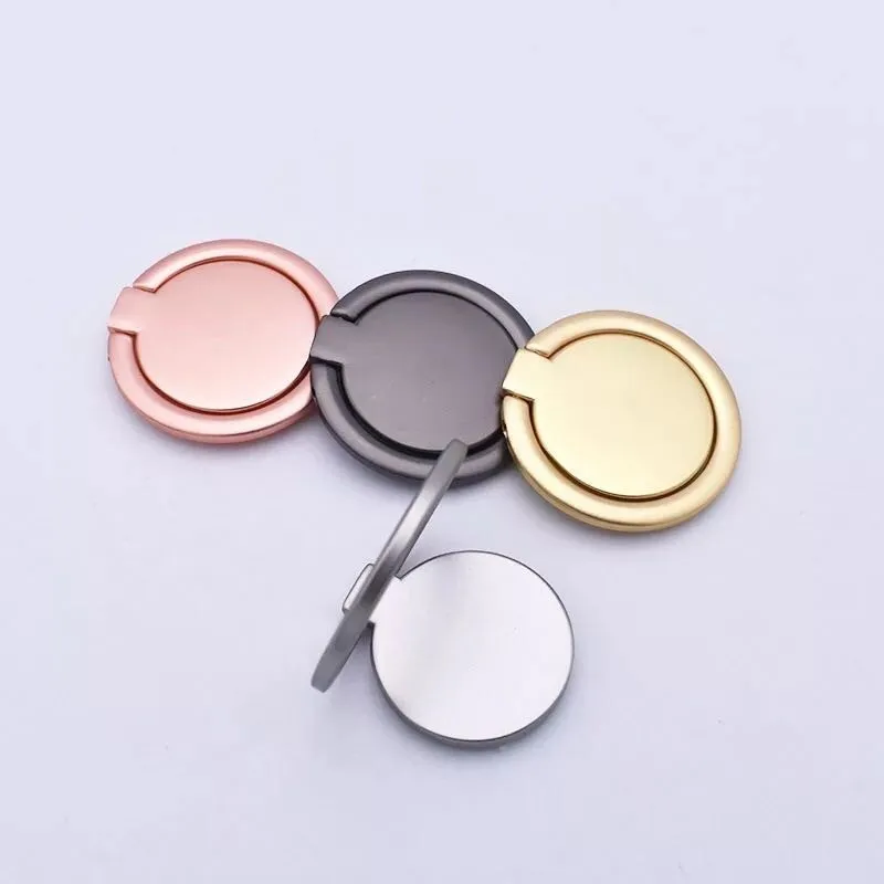 The Circular Finger Ring Mobile Cell Phone Hand Stand Holder Rotatin Stand Holder Mount Bracket For Iphone Samsung Huawei