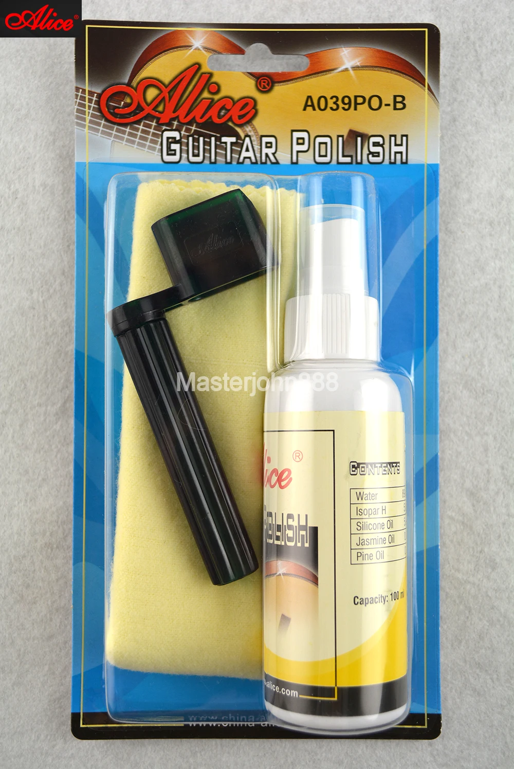 Alice A039PO B Guitar Polish Cleaning Cloth Guitar String Winder Luthier Tools For Guitar/Bass