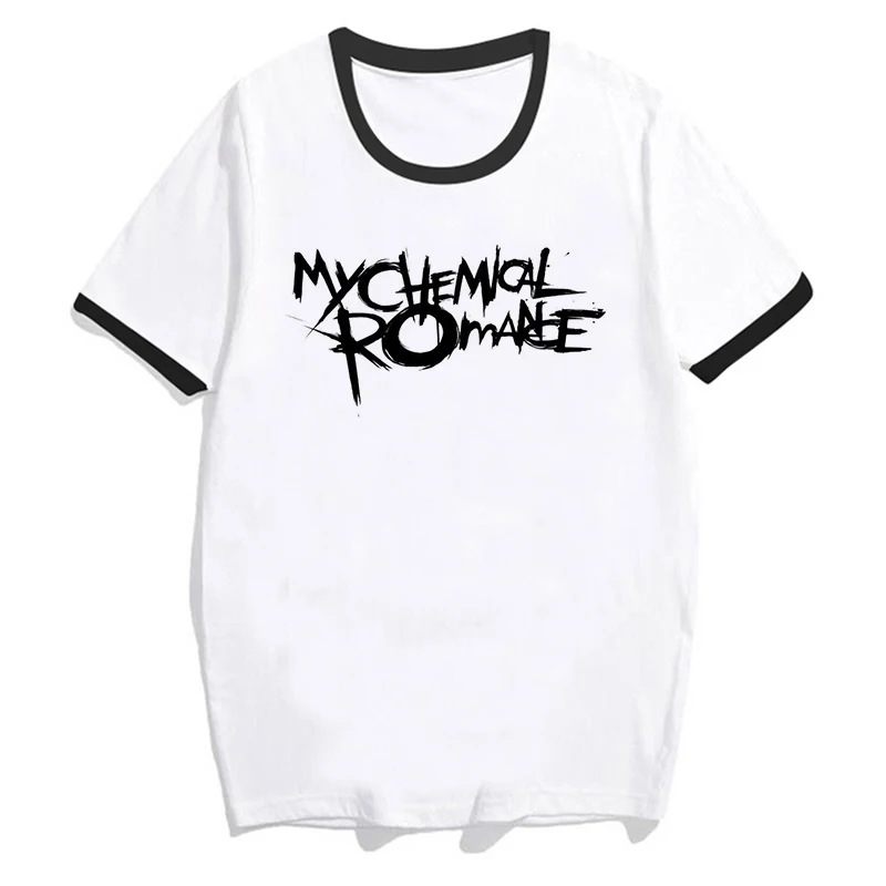 

my chemical romance 2019 summer new white casual tshirt short sleeve O-neck T shirt homme no glue print T-shirt MR95