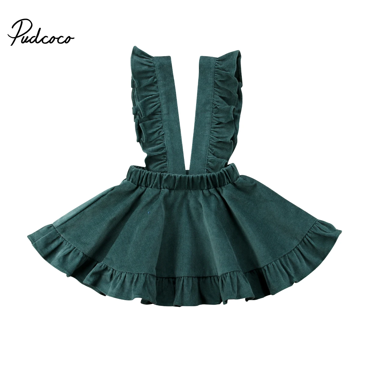 

Baby Kid Girl Sleeveless Summer Casual Dress Infant New A-line Toddler Army Green Sundress