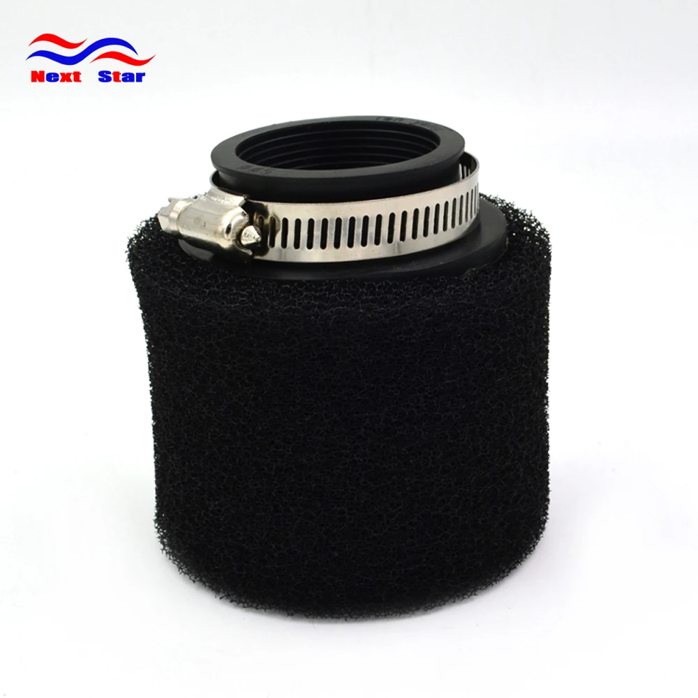 Motorcycle 35MM Black Straight Double Layer Foam Sponge Air Filter Cleaner For Mini Pocket 50 70 90 110CC Pit Bike ATV Scooter | Автомобили
