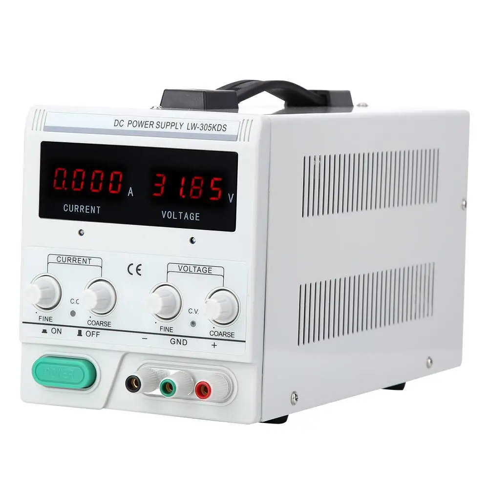 

LW-305KDS 0-30V 0-5A Swtiching Power Supply Stabilized Voltage Regulated Power Supply 4-digit Display