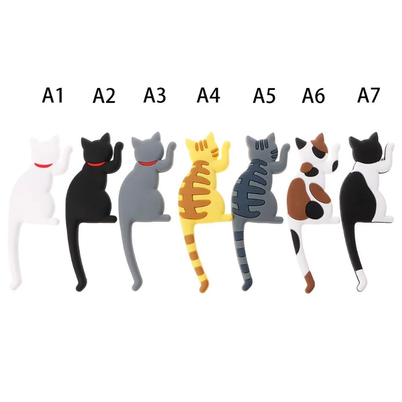 

Magnet Hook Cute Magnetic Unique Multifunctional Cat Dog Wall-hung Key Fridge Sticker Refrigerator Door Home Decorations