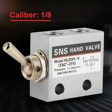 

1 PC HL2301 Mechanical Valve 3 Position 2 Port Toggle Switch Valve Pneumatic Mechanical Valve Valve de commutation Schakelklep
