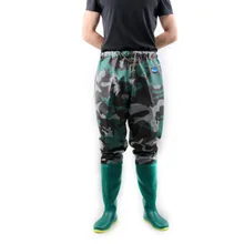 Камуфляжная трикотажная ткань, водонепроницаемые болотные штаны для мужчин и женщин, уличные рыболовные охотничьи износостойкие водоотталкивающие болотные брюки