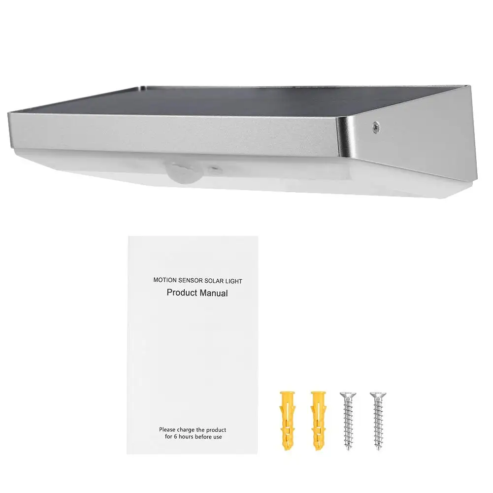 

48pcs LED Solar Powered Waterproof Wall Light Human Body Motion Garden Gate Lamp Sensor Wall Lamp Sensor LED Light