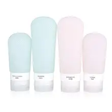 60 мл/89 мл силиконовые многоразовые бутылки набор портативный Открытый Дорожный шампунь посылка гель лосьон косметические бутылки с присоской