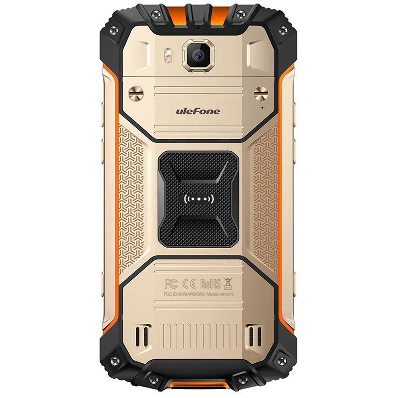 Ulefone Armor 2 4G смартфон 5,0 дюймов 6 ГБ ОЗУ 64 Гб ПЗУ Android 7,0 Восьмиядерный 2,6 ГГц IP68 Водонепроницаемый NFC 16 МП мобильный телефон