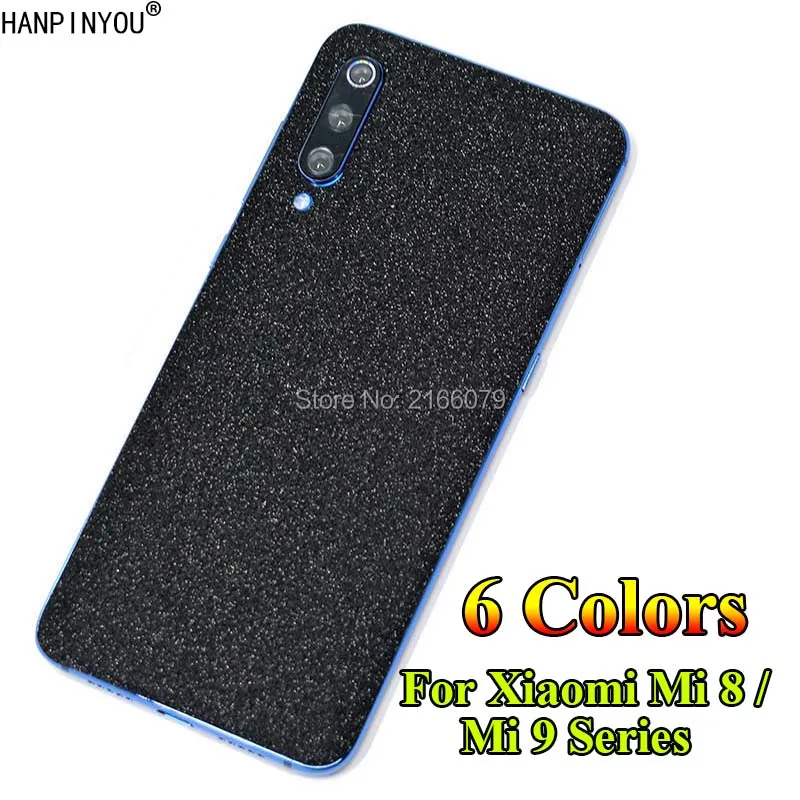 

For Xiaomi Mi 9 8 Lite 8 Pro Mi 8 9 SE Mi 8X Luxury Full Back Flash Point Matte Cover Film Protection Skin Decal Twinkle Sticker