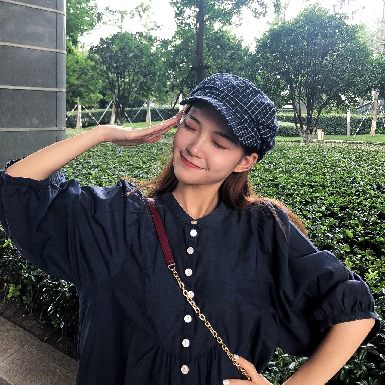 Новинка, кепка в клетку с рисунком для женщин и мужчин, хлопковые шапки в клетку, осенние черные и белые модные шапки в клетку