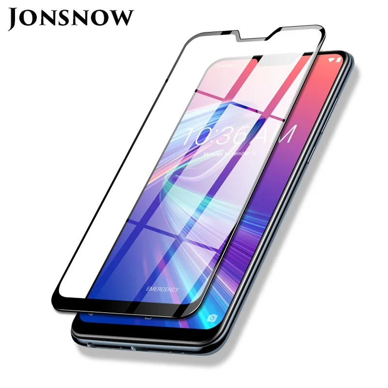 JONSNOW полный охват закаленное Стекло для Asus ZB631KL ZB633KL Экран Protector Zenfone Max M2 Pro