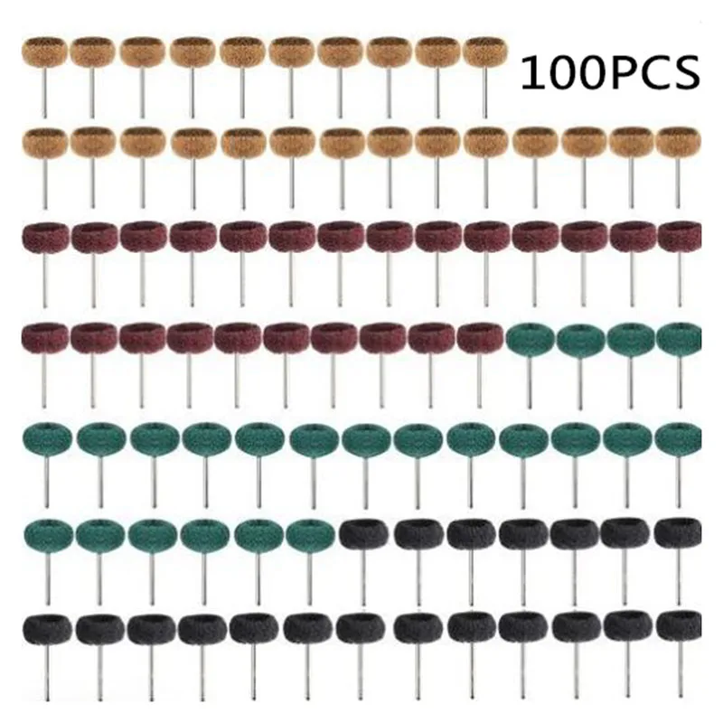 1/8 шт. 100 "абразивный полировка полировки колеса для Proxxon Dremel роторный набор инструментов