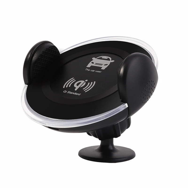 

Car Mount Wireless Charger QI Wireless Fast Charging Dock Phone Holder For Samsung S10/S9/S8/S7 IPhone X/XS/XR/8Plus/8