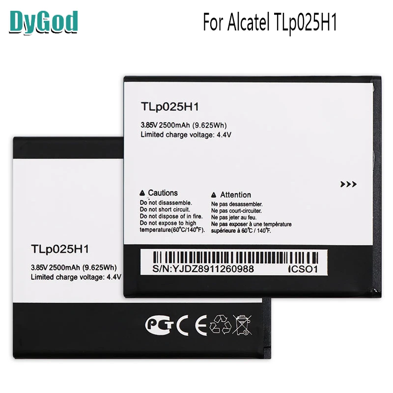 Аккумулятор DyGod 2500 мАч TLp025H1 для Alcatel OneTouch OT-5051X OT-5051D Pop 4 (5 0) TLp025H7 | Мобильные