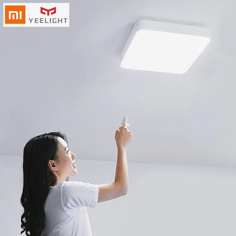 Yeelight потолочный светильник LED квадратный комнатный кристалл плюс умный дом wifi