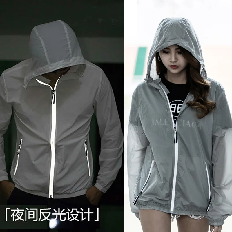 

Wholesale new women's sunscreen, anti-ultraviolet windbreaker, men's fishing riding sunscreen customization