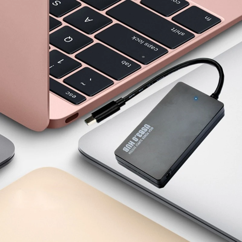USB 3.0 Type C на 3 1 HUB несколько 4 портовых адаптеров для Mac OS Windows 7|USB-хабы| |