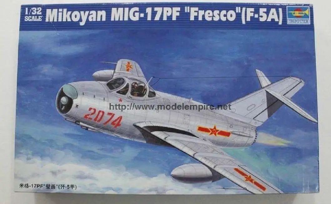Трубач 1/32 02206 Микоян MIG-17PF &quotфреска&quot (F-5A) | Игрушки и хобби