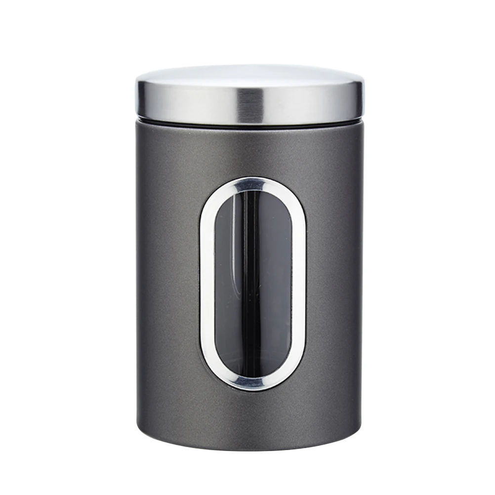 

3Pcs/Set Durable Jar Sealed Can Stainless Steel Food Storage Portable Travel Tank Seasoning Jar Kitchen Accessories