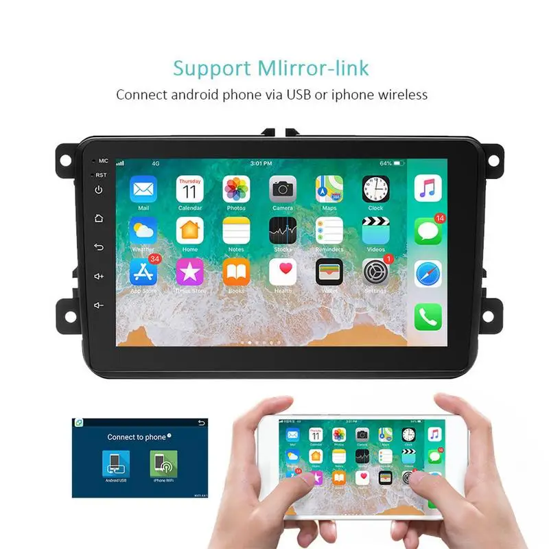 8 Inch Smart Android 7.1 Car Universal MP5 MP4 Multimedia Player HD Large Screen Navigation For VW Passat Golf POLO Touran Jetta 8 Inch Smart Android 7.1 Car Universal MP5 MP4 Multimedia Player HD Large Screen Navigation For VW Passat Golf POLO Touran Jetta