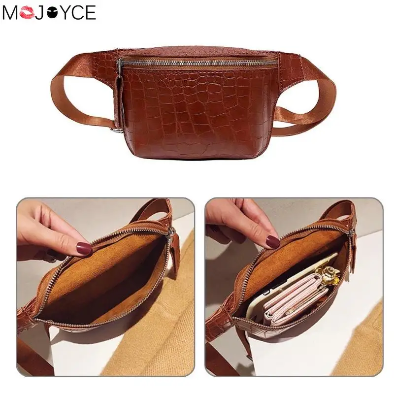 الفاخرة السيدات الخصر حزم الأزياء التمساح نمط الكتف الخصر أكياس للنساء Crossbody الصدر حقيبة بحزام ceinture فام