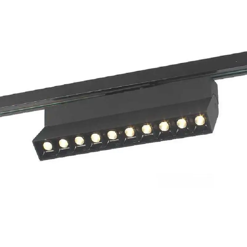 20 Вт 30 40 COB светодиодный Трек свет LED рельсовое освещение черный/белый корпус