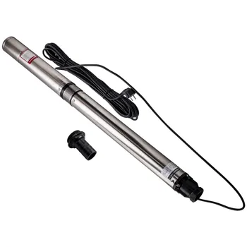 

18m Deep Well Submersible pump 6300L/H 1100W Stainless Steel Household 8.5 bar