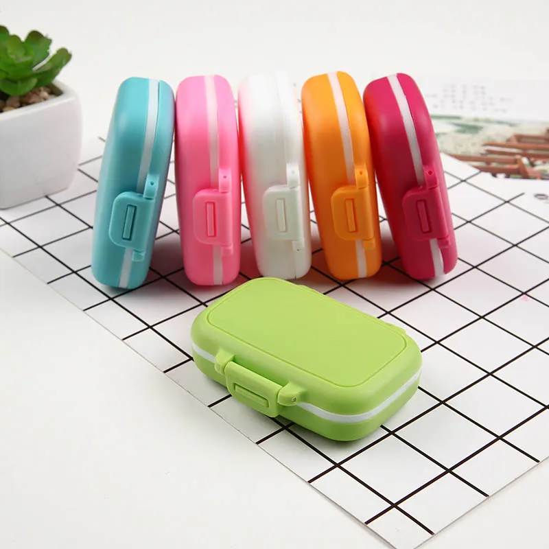 Table Organizer Medicine Container Mini Pill Case Medicine Storage Box Waterproof 1PC Portable Travel Accessories