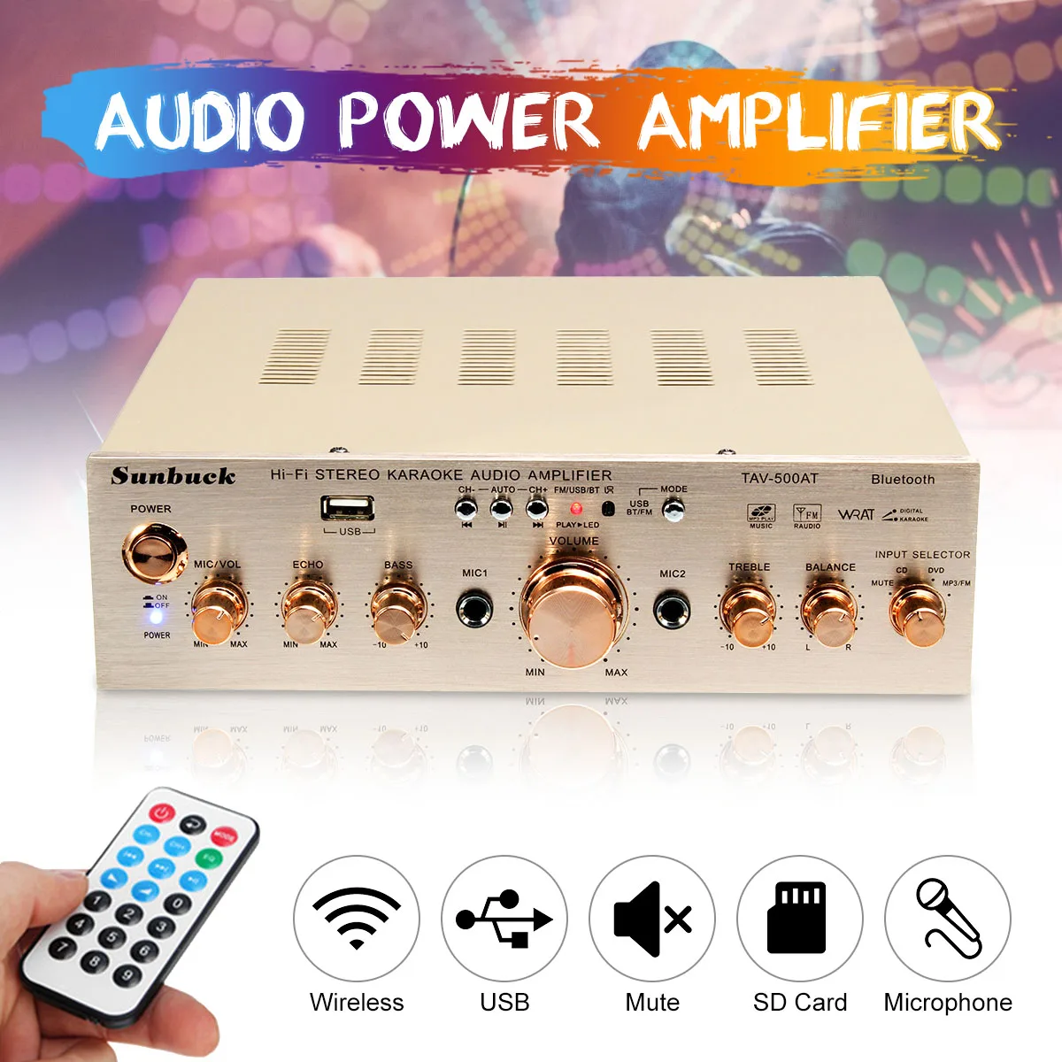 600W 220V 12V HIFI Car Amplifier Audio Stereo Power Bluetooth Amplifiers FM 2CH MP3 Home Karaoke Theater Amplifiers 600W 220V 12V HIFI Car Amplifier Audio Stereo Power Bluetooth Amplifiers FM 2CH MP3 Home Karaoke Theater Amplifiers
