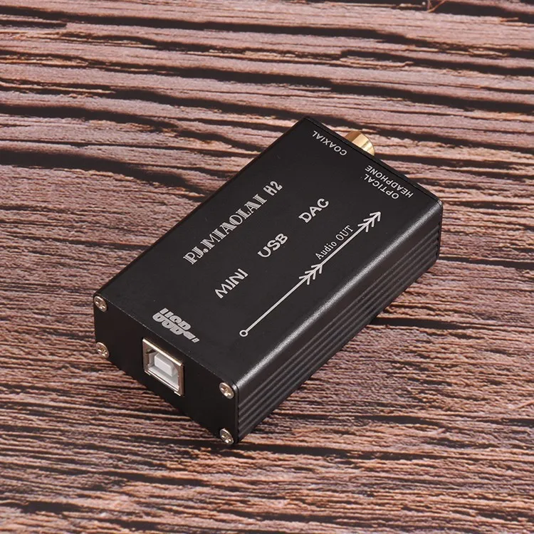 PCM2704 внешняя компьютерная звуковая карта Mini USB DAC декодер USB Передача Оптического волокна коаксиальный сигнал Выход для аудио оборудования