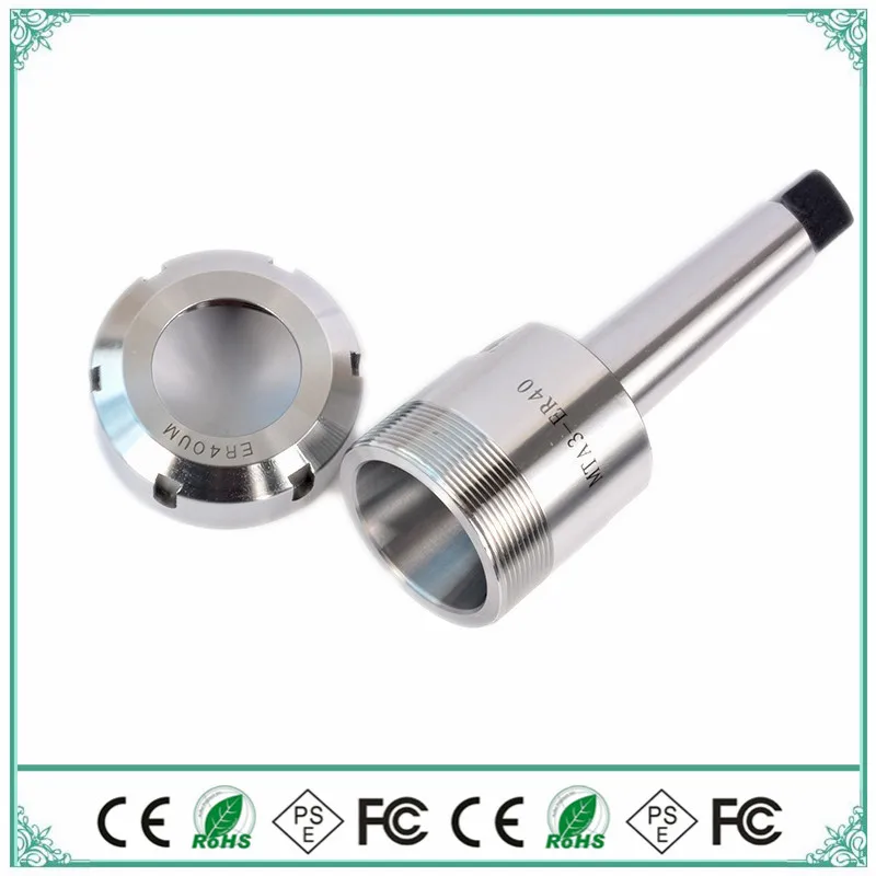 

Spindle High-precision MTA3 MTA4 ER25 ER32 ER40 Spindle chuck with CNC wagon milling machine extension rear Flat tail 1PCS