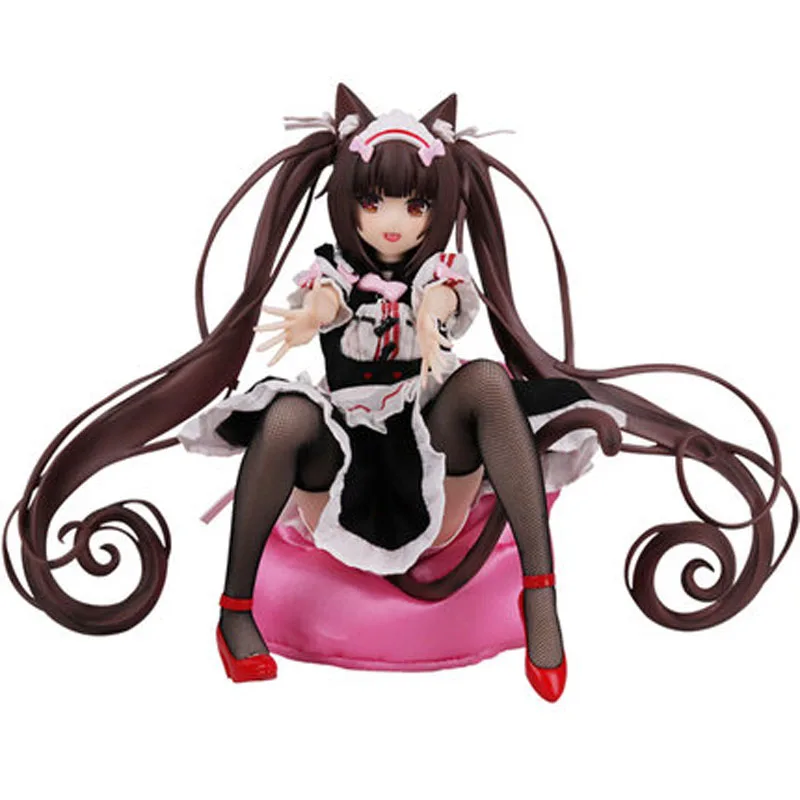 GZTZMY ваниль и шоколад мультфильм сексуальная кошка девушка NEKOPARA аниме фигурку горни...