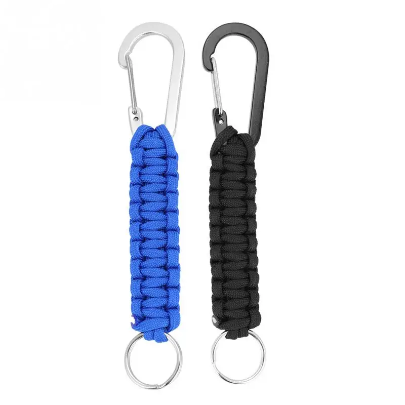 Parachute keychain Cord Self protection Lanyard Outdoor Survival Tool Key Chain Ring Paracord