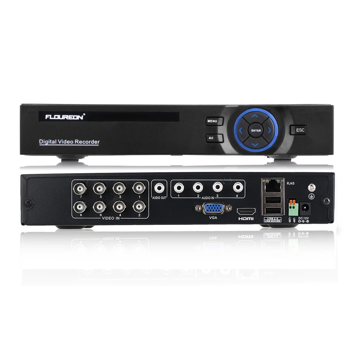 8CH 1080N AHD DVR + 4 шт наружная 2000TVL 1080P 1.3MP камера 1 ТБ HDD видеонаблюдения