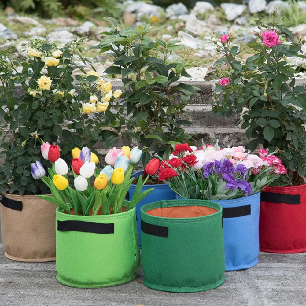 LumiParty Non woven Cloth Plant Grow Bag Vegetable Planting Bag